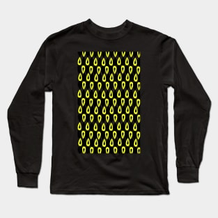 gold and ink drop Long Sleeve T-Shirt
